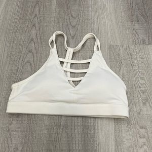 EUC- Zyia white original grid bra - retired!